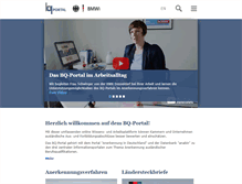 Tablet Screenshot of bq-portal.de